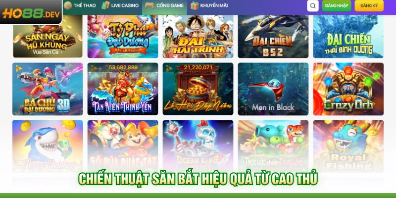 Chiến thuật săn bắt hiệu quả từ cao thủ