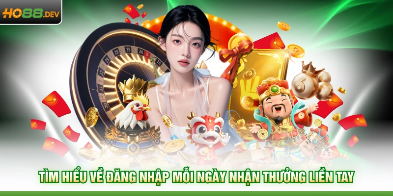Đăng Nhập Mỗi Ngày Nhận Thưởng Liền Tay Đặc Biệt Tại HO88 2 Tìm hiểu về đăng nhập mỗi ngày nhận thưởng liền tay